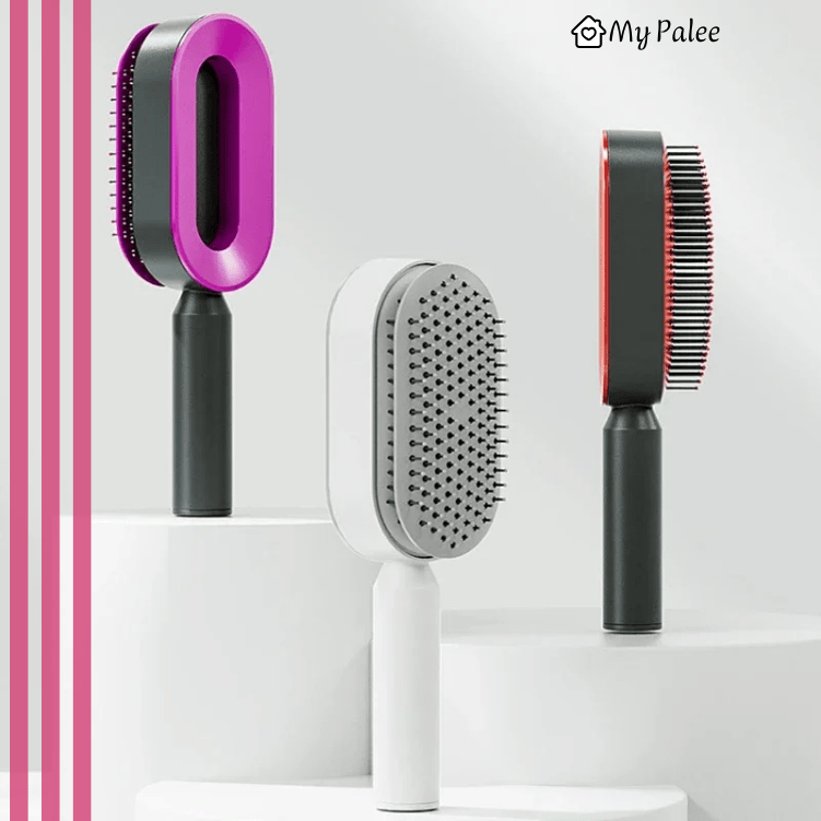 CleanBrush Pro | Selbstreinigende Premium Haarbürste