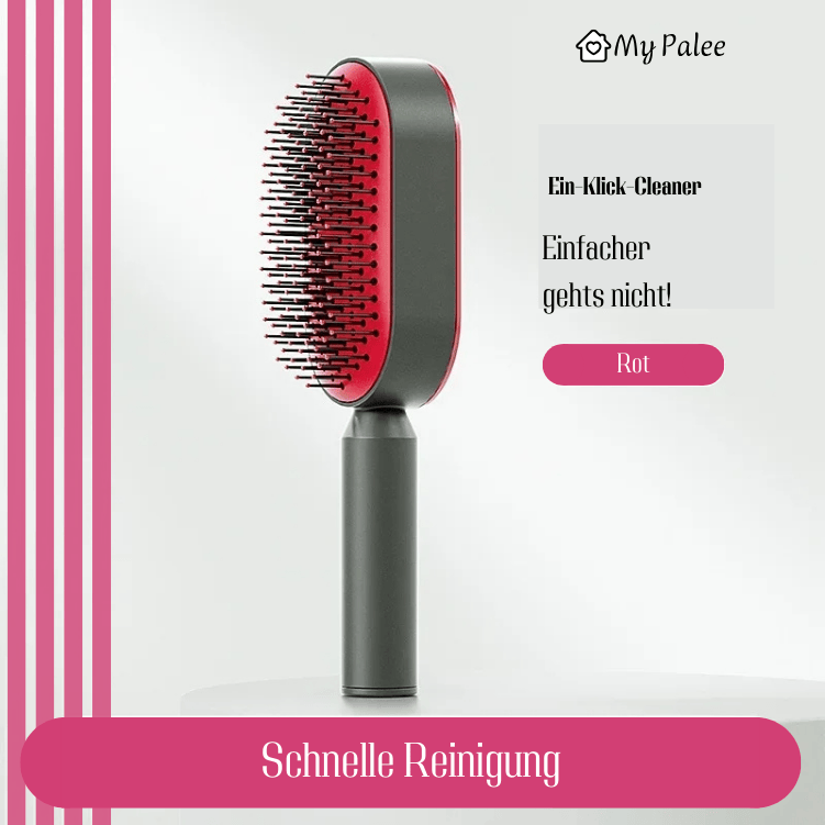 CleanBrush Pro | Selbstreinigende Premium Haarbürste