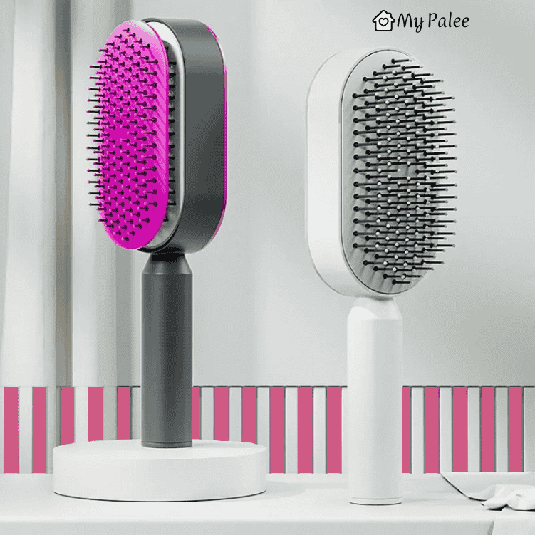 CleanBrush Pro | Selbstreinigende Premium Haarbürste